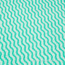 Material ambiental onda verde tecido impresso não tecido